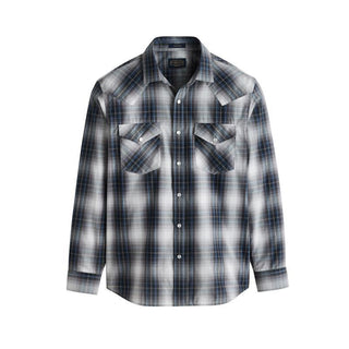 Frontier Shirt Charcoal/Blue Plaid