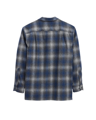 Men's Board Shirt Charcoal Navy Ombre In Regular & Tall
