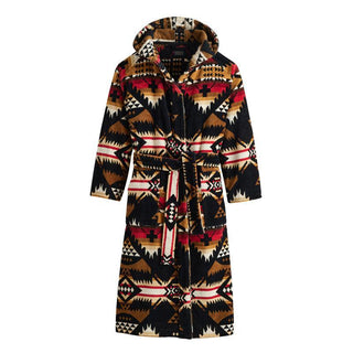 Terry Robe Nehalem Black/Red