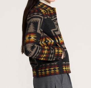 Willa Jacket Harding Black / Taupe