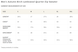 1/4 Zip Lambswool Sweater Autumn Birch Grey