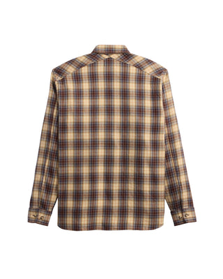 Men's Fremont Flannel Shirt Tan Multi Plaid
