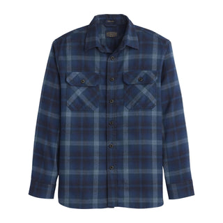 Burnside Flannel Shirt Denim Plaid