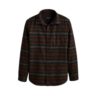 Trail Shirt Brown Multi Ombre Stripe