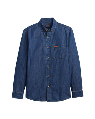 Men's Riley Twill Shirt Denim Blue
