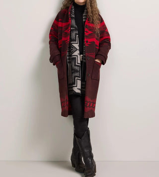 Women's Archive Coat Crown Point Maroon