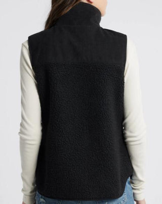 Laurel Solid Vest Black