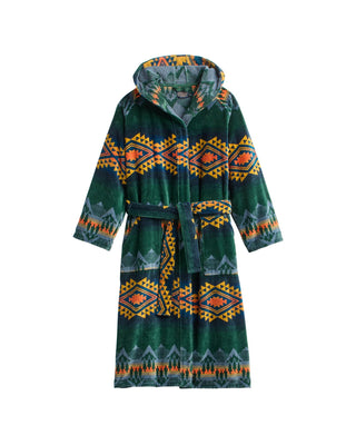 Men's Terry Robe Wildland Heroes Green