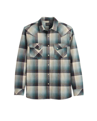 Men's Wyatt Shirt Blue Plaid