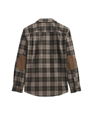 Men's Trail Shirt Brown Green Plaid