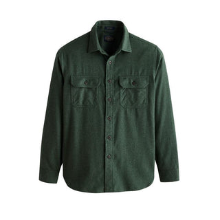 Burnside Flannel Shirt Heather Green