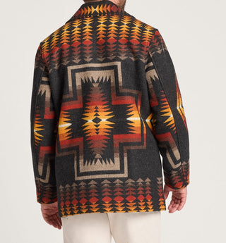 Heritage Coat Harding Black Taupe