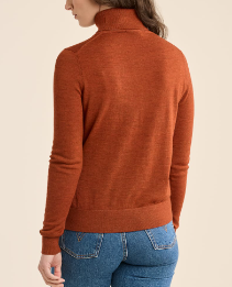 Merino Turtleneck Arabian Spice Heather