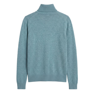 Women's Merino Turtleneck Sea Blue