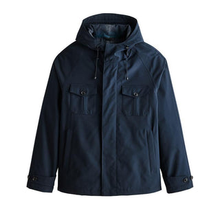 Depoe Bay Hooded Rain Jacket Midnight