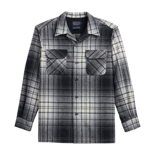 Board Shirt Black/White Ombre In Regular or Tall