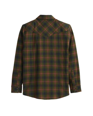 Men's Wyatt Shirt Olive Navy Plaid