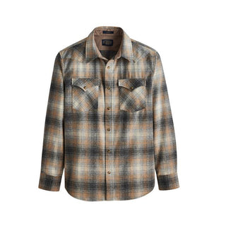 Canyon Shirt Grey Mix/Tan Mix Plaid