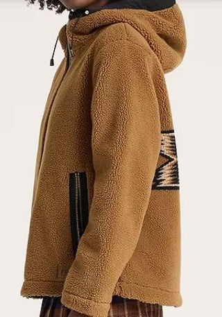 Women's Cottonwood Hooded Bomber Jacket Bronze Autumn Star
