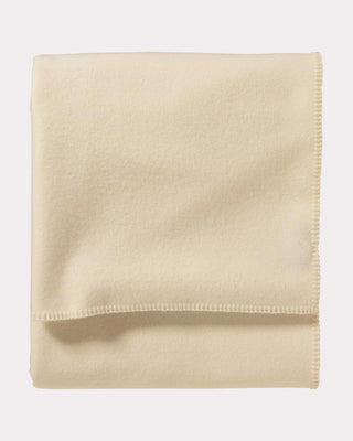 Eco-Wise Washable Wool Twin Blanket White