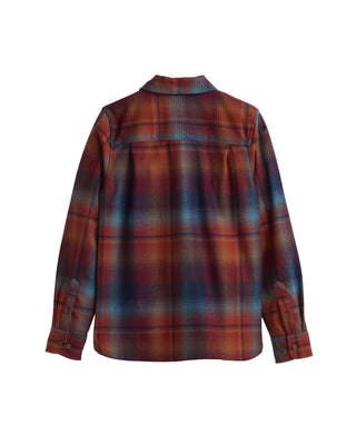 Women's Board Shirt Maroon Teal