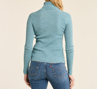 Merino Turtleneck Sea Blue