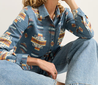 Women's Perfect One Pocket Shirt Navy Chief Joseph