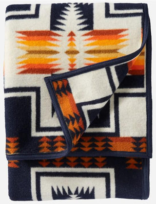 Harding Navy Blanket