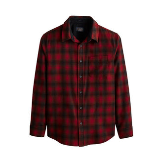 Lodge Shirt Red Ombre Plaid