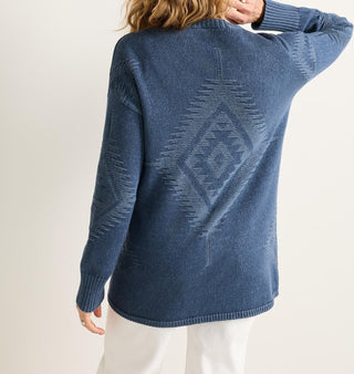 Women's Textured Sierra Springs Cardigan Navy
