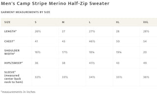 Merino 1/4 Zip Sweater Mineral Umber Camp Stripe