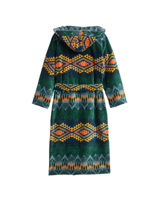 Men's Terry Robe Wildland Heroes Green