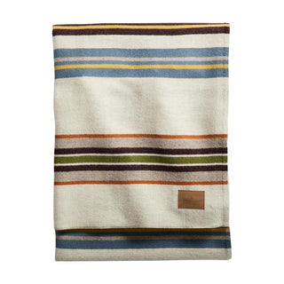 NEW Bridger Stripe Throw Ivory Mix