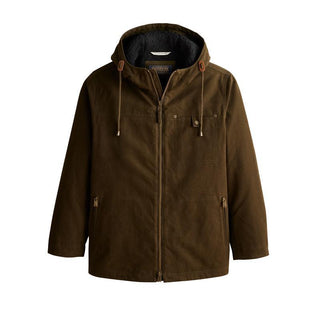 Brothers Canvas Parka Dark Olive