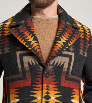 Heritage Coat Harding Black Taupe