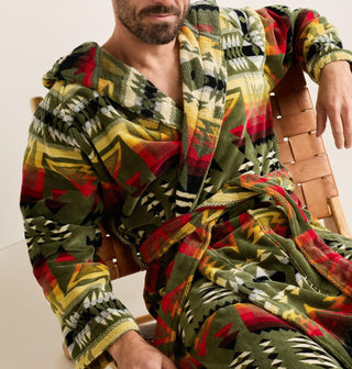 Men's Robe Ponderosa Green