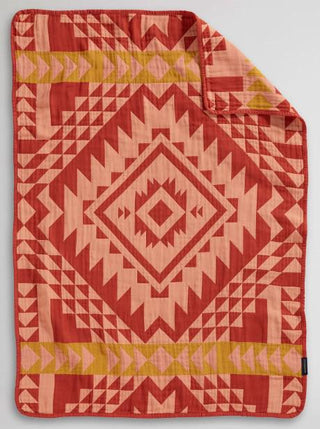 Smith Rock Clay Cotton Baby Blanket