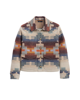 Women's Dakota Western Jacket Shiprock Blue Mix