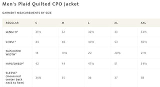 Men's Quilted Umatilla CPO Jacket Charcoal Ombre