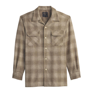 Board Shirt Tan Mix Shadow Plaid