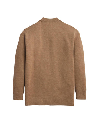 Women's Relaxed Merino Cardigan Camel