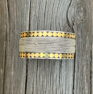 Kathy Kamei Wire Cuff with Armadillo / Final sale - No returns