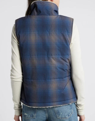 Hemlock Vest Blue Tan Ombre