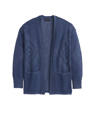Women's Textured Sierra Springs Cardigan Navy