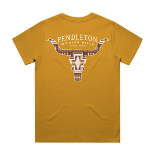 Longhorn Graphic Tee T-Shirt Old Gold