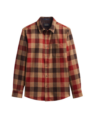 Men's Lodge Shirt Red Multi Check