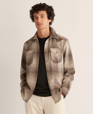 Canyon Shirt Brown Ombre Plaid
