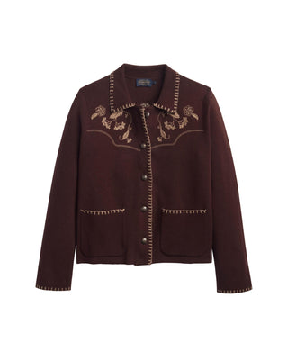 Women's Souvenir Cardigan Dark Chocolate