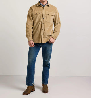 Men's Belmont Corduroy Shirt in Khaki/Lost Trail
