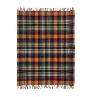 Fireside Throw Sycamore Gold And Green